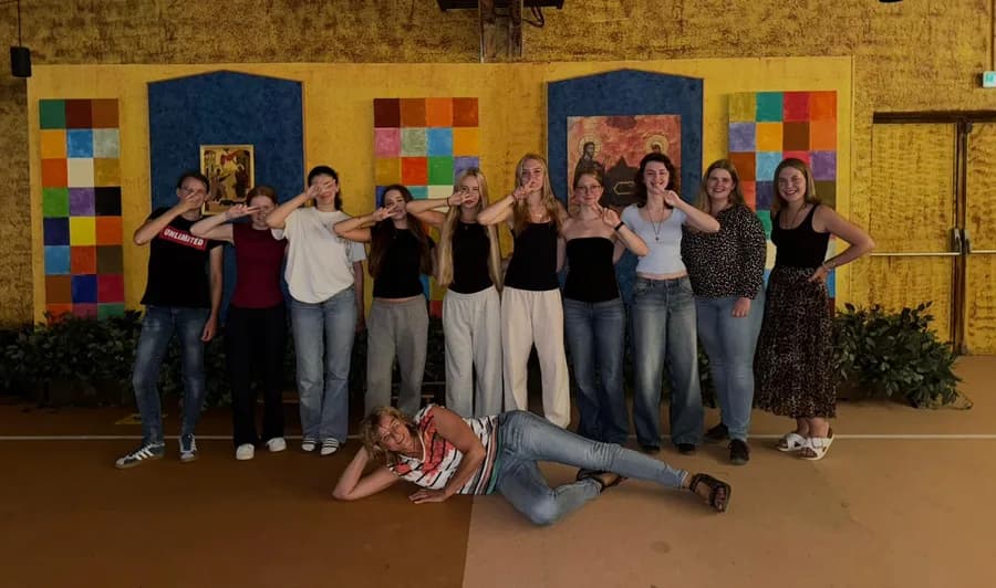 Gruppenbild der MG-Teilnehmenden der Taizé-Fahrt